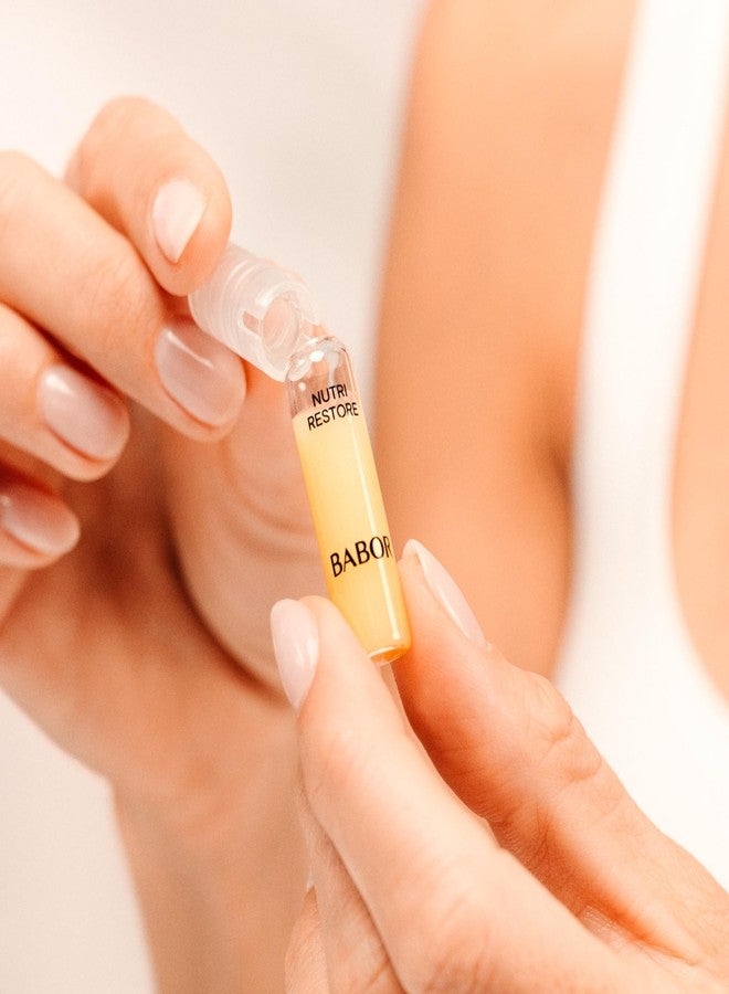 بابور أمبولات سيروم بابور المغذي والمرمم للوجه، لبشرة صحية ومغذية بعمق، تركيبة نباتية، مع أحماض أمينية وزيت الأرغان، مركزات أمبولات، 7 × 2 مل - Image 5